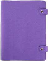 Папка органайзер для хранения семейных документов экокожа фиолетовая, пластиковые файлы